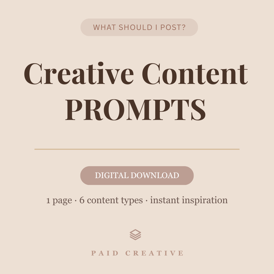 What Should I Post? | Creative Content Prompt Guide